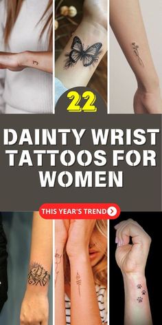 many different tattoos for women with the title 22 dainty wrist tattoos for women