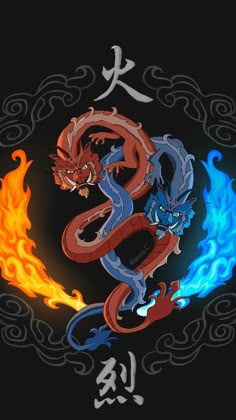 Dragon From Avatar The Last Airbender, Dragons Avatar The Last Airbender, Ran And Shaw Tattoo Avatar, Avatar Dragons Tattoo, Avatar Dragon Drawing, Fire Bender Tattoo, Avatar The Last Airbender Dragon Tattoo, Atla Fire Nation Aesthetic, Avatar The Last Airbender Zuko Wallpaper