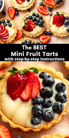 the best ever mini fruit tarts