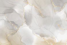 an abstract marble wallpaper with gold lines on the top and bottom, in shades of grey