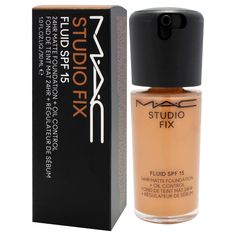 A modern foundation that combines a natural matte finish and medium to full buildable coverage with SPF 15 protection. Applies, builds and blends easily and evenly. Comfortable and long-wearing, it helps minimize the appearance of pores and imperfections, giving skin a smoother, more flawless look and finish. Studio Fix, Makeup Studio, Matte Foundation, Spf 15, Oil Control Products, Shopping List, Beauty Products, Beauty Makeup, Foundation