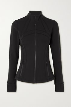 lululemon's 'Define' jacket is a best-seller for a reason - it's perfect for outdoor workouts or running everyday errands. It's cut from the label's innovative Luon® fabric that boasts sweat-wicking properties and four-way stretch. Make use of the thumbholes and Cuffins™ on chilly days as they act like built-in mittens. Running Everyday, Lululemon Define, Lululemon Outfits, Define Jacket, Lululemon Define Jacket, Floral Dresses Short, Exclusive Dress, Lululemon Women, Looks Chic