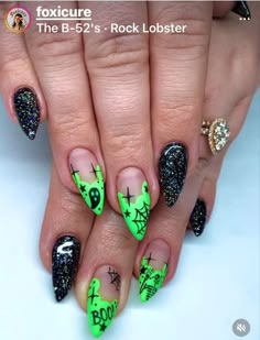 30+ Amazing and Scary Halloween Nail Designs 2023 | Hallowen Acrylic Nails Short Stiletto Halloween Nails, Bright Halloween Nails, Funky Halloween Nails, Halloween Almond Nails Design, Stiletto Nails Halloween, Almond Nails Halloween, Stiletto Halloween Nails, Halloween Stiletto Nails, Glitter Halloween Nails