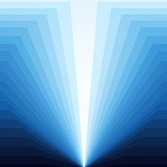 an abstract blue and white background with light coming from the center