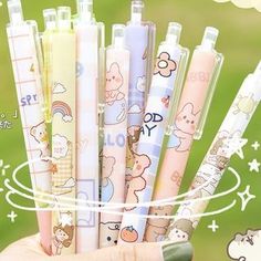 Stationary For School, Aesthetic Stationary, Pen Cute, Arte Do Kawaii, Animal Pen