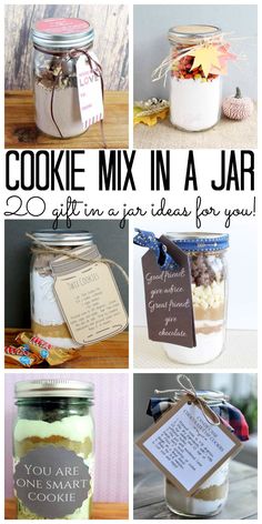 cookie mix in a jar gift idea for you