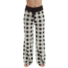 "TREAT EVERY NIGHT TO A TOUCH OF FUN AND COMFORT Total Comfort Transform any evening into a remarkably comfy affair with our cotton pajama pants! Made using 100% cotton, these sleeping bottoms are supremely soft, comfortably breathable to keep you nice and cool, and completely non-irritating thanks to the jersey knit fabric. And weve designed them in eight sizes to complement your shape. So whether youre beautifully big, prettily petite, or somewhere in between, youll find perfect-fitting PJs to Sleepwear Black, Buffalo Plaid Pajamas, Cotton Pajama Pants, Plaid Pajama, Plaid Pajama Pants, Cute Pajama Sets, Women Tie, Womens Pajamas Pants, Plaid Outfits