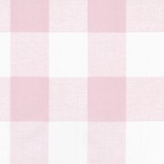 a pink and white checkered table cloth