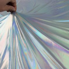 Iridescent Spandex Fabric stretch silver bronzing fabric wide sold BY YARD | eBay Sparkly Chiffon Fabric, Iredescent Dresses, Iridescent Fabric Skirt, Shiney Slik Gary Fabric Layout Flat, Holographic Fabric Wallpaper, Metaverse Fabric, Blue Holographic Fabric, Iridescent Art Deco, Iridescent Fabric Silk