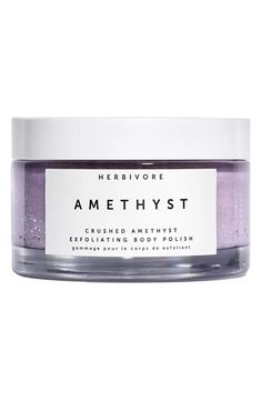 Free shipping and returns on Herbivore Botanicals Amethyst Exfoliating Body Polish at Nordstrom.com. <p><strong>What it is</strong>: A gently exfoliating body polish with purely magical crushed amethyst gemstones.</p><p><strong>What it does</strong>: It combines the crushed amethyst with magnesium-rich salt, ultra-hydrating organic virgin coconut oil and night-blooming jasmine sambac to lavish your body with luxe moisture.</p><p><strong>How to use</strong>: Massage a handful of body polish onto Exfoliating Body Polish, Best Body Scrub, Organic Virgin Coconut Oil, Herbivore Botanicals, Body Polish, Turmeric Root, Virgin Coconut Oil, Eco Friendly Fashion, Beauty Body