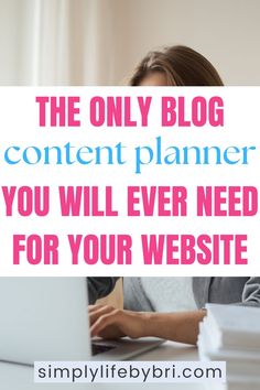 blog content planner