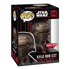 star wars kylo ren pop vinyl figure with sound effects on the face and head