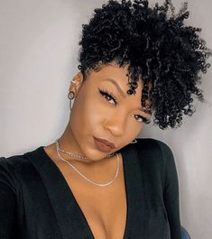 Brown Afro, Hair Expo, Cabello Afro Natural, Short Hair Designs, Short Natural Curly Hair, Dark Ombre