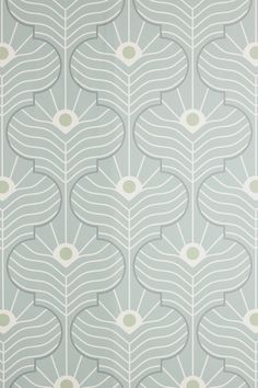 an art deco wallpaper pattern in grey and white