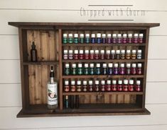 Oil Shelf, Essential Oil Shelf, Yl Oils, Shelf Bathroom, Essential Oil Storage, Yl Essential Oils, Organization Essentials, Living Essentials Oils