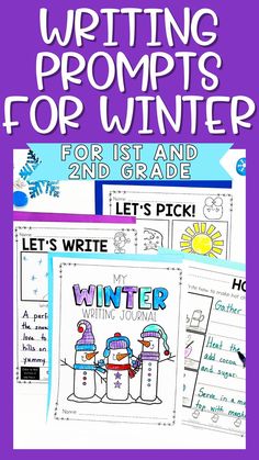 writing prompts for winter and 2nd grade