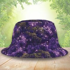 Purple Moss Fairycore Bucket Hat, Festival Hat, Summer Hat, Purplecore Clothing, Purple Hat, Rave Wear, Festival Clothing, Festival Hat First, it protected fishermen from rain in the 1900s. Now, the personalized bucket hat is making its way to the very top of fashion picks for all ages. Choose the seam lines, add your zaniest designs and patterns on the bucket hat and make a modern wardrobe staple come to life.  .: Material: 100% polyester .: Available in 2 sizes .: Two stitching color options t Lila Moss, Purple Hat, Festival Hat, Purple Hats, Hat Summer, Festival Clothing, Summer Hat, Rave Wear, Modern Wardrobe