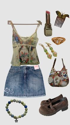 Y2k Hippie, Earthy Outfits, Aesthetic Fits, Hippie Outfits, 2000s Fashion, Retro Outfits