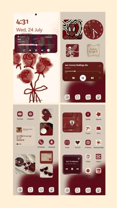 aesthetic y2k inspired red themed homescreen layout with widgets and icons #wallpaper #wallpaperforyourphone #widget #icon #taylor #ariana #aesthetic #aesthetictumblr  #iphonewallpaperaesthetic #red #homescreen #lockscreen Red Wallpaper Iphone Homescreen, Iphone App Layout Red, Red Home Screen Layout, Red Aesthetic Phone Layout, Red Layout Aesthetic, Dark Red Homescreen Layout, Red Themed Phone, Red Wallpaper Iphone Lockscreen