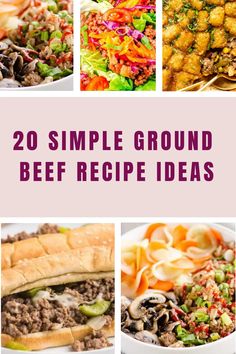 20 simple ground beef recipe ideas