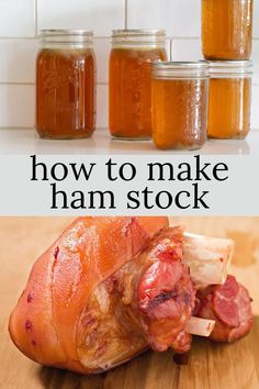 how to make ham stock in the kitchen