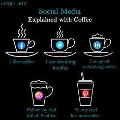 social media is explaining how to drink coffee and what it's good for them