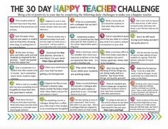 the 30 day happy teacher challenge