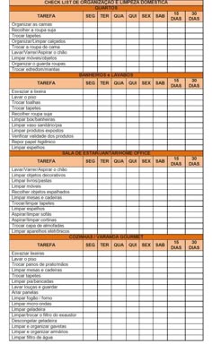 a spreadsheet for the project schedule