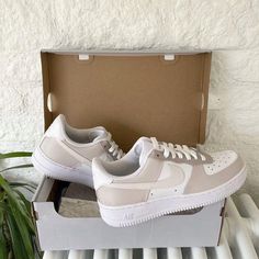 Custom Air Force 1 Beige Latte Coffee – oicustom Nike Shoes Air Force, Basket Style, Nike Shoes Girls, Trendy Shoes Sneakers, Nike Fashion Shoes, Cute Nike Outfits, Preppy Shoes, All Nike Shoes, Shoes Outfit Fashion