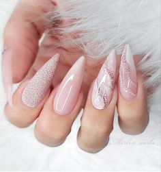 Spring Nail Inspiration, Onpage Seo, Unghie Nail Art, Hard Gel Nails, Spring Nail Ideas, Romantic Nails, Studded Nails, Blush Nails, Fabulous Nails