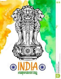 Lion Capital Of Ashoka, Indian Flag Colors, Tattoo Lion