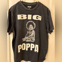 Biggie Smalls T Shirt Brand New No Tags Big Poppa 100pct Cotton Tailgate Shirt, Biggie Smalls, T Shirt Brand, Gray Yellow, Shirt Brand, Shirt Color, Colorful Shirts, Mens Shirts, Brand New