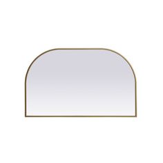 an arch shaped mirror on a white background