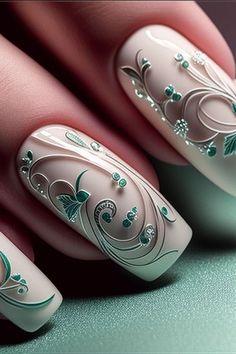 Fancy Nail Art, Sassy Nails, Nail Design Ideas, Holiday Nail Art