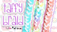 three different types of braids with the words tarry braid