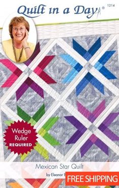 the cover of quilt in a day magazine