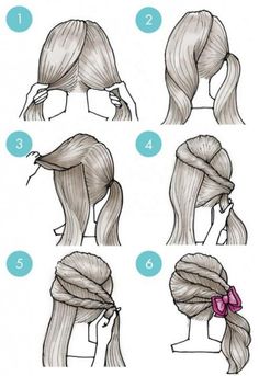 Easy Ponytail, Peinados Fáciles Para Cabello Corto, Ombré Hair, Easy Hairstyle, Quick Hairstyles, Kids Hair, Hair Stuff, Girl Hair, Girls Hair