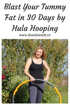 Worried about your tummy fat, or middle age spread? I found hula hooping so effective; it works really quickly and with minimum effort! Click through to read more!  #hulahooping #hulahoop #fitness Belly Flab, Fat Burning Workout Routine, Lower Belly Workout, Health Fitness Motivation