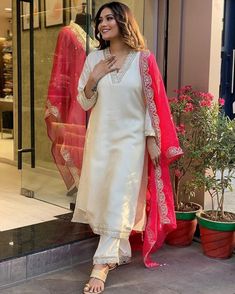 Suits For Women Indian, Dupatta Top, Kurti Top, Silk Kurti Designs, Design Kurta, Readymade Salwar Kameez, Silk Kurti, Georgette Dupatta, Designer Kurtis