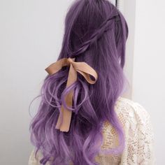 Warning: These 20 Purple Hairstyles Will Make You Want to Dye Your Hair via Brit + Co. New Braided Hairstyles, Trendy We Fryzurach, Purple Ombre Hair, Lilac Hair, Hair Chalk, Lavender Hair, Hair Color Purple, Trendy Hair Color, Pastel Hair