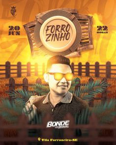 a man wearing sunglasses standing in front of a fence with the words ferro zino on it