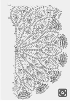 an image of a crocheted doily pattern