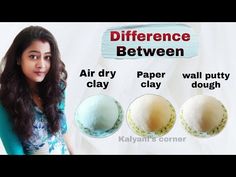 the differences between air dry, paper and clay