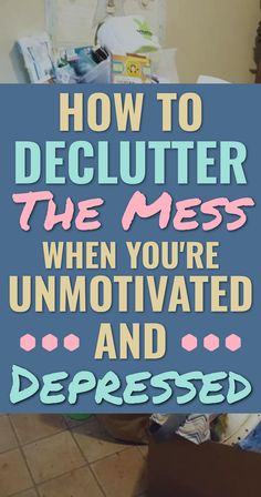 Clean House Motivation, Motivation To Clean, Cluttered House, Clutter Bug, Home Cleaning Remedies, Downsizing Tips