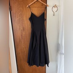 Gorgeous Black Retro Style Midi Tea Length Dress From H&M. Nwt Never Worn! Size Small. Fit And Flare Style Reminiscent Of The 50’s Or 60’s. Built In Petticoat Lining Creates A Beautiful Shape. 18” From Armpit To Armpit. Zip Closure And Adjustable Straps. Perfect For The Holidays Or Dressing Up For Nye! Easily Dress It Down With Sneakers. So Versatile! H&m Black Cocktail Dress, H&m Black Midi Dress For Party, H&m Black Midi Dress For Night Out, H&m Formal Dresses For Summer, H&m Summer Formal Dresses, Elegant H&m Evening Midi Dress, Elegant Evening Midi Dress By H&m, Fitted H&m Midi Dress For Evening, H&m Summer Midi Dress For Night Out