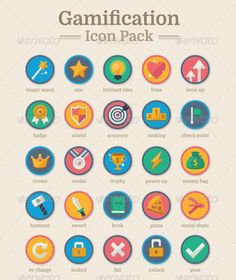 the game icon pack - miscellaneous objects webpages / advertitints on