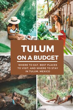 tulum on a budget with text overlay