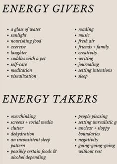 Energy Givers, Mental Health Facts, Self Care Bullet Journal, Writing Therapy, Vie Motivation, Positive Self Affirmations, Mental And Emotional Health