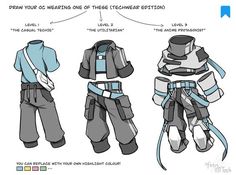 the design process for an avatar character from overwatch, with instructions to make it look like