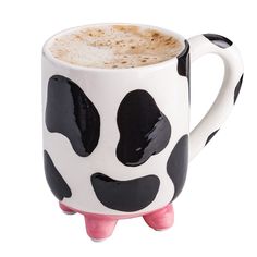 PRICES MAY VARY. 🐄UNIQUE CERAMIC MUG: Enjoy your morning coffee with this adorable cow mug with udders. The funny cow print cup can hold up to 15 oz of your favorite drink. 🐄CREATIVE GIFT: The cute cow print stuff animal cup is the best choice for birthdays, Thanksgiving Day, Mother's Day, Father's Day, Christmas, and other occasions. It's really excellent gift for all and for especially for cow lovers! 🐄DESIGN: Durable high-quality ceramic cow accessories mug with the cow print can also be u Cow Print Cups, Cow Print Stuff, Cow Print Cup, Cow Accessories, Cow Mugs, Cow Cup, Aesthetic Mugs, Cow Cookies, Ceramic Cow